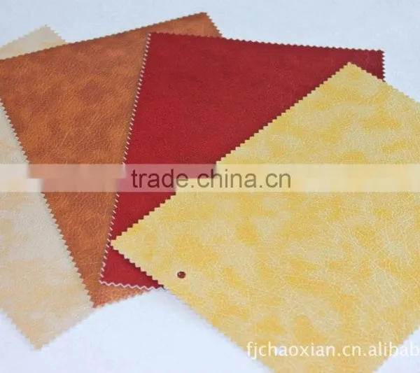 Printed pu Microfiber Leather for Sofa photo-2