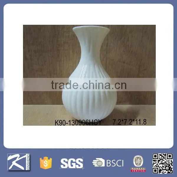 High Grade Chinese White Porcelain Flower Vase photo-6