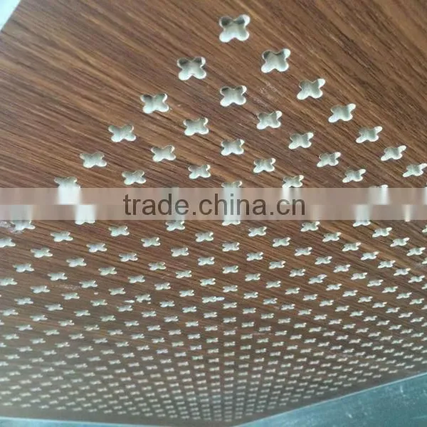 Acoustic Gypsum Ceiling Board With 2015 New Hole Type