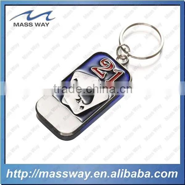 Promotional Funny Transparent Soft Enamel Custom Metal Keyring photo-2
