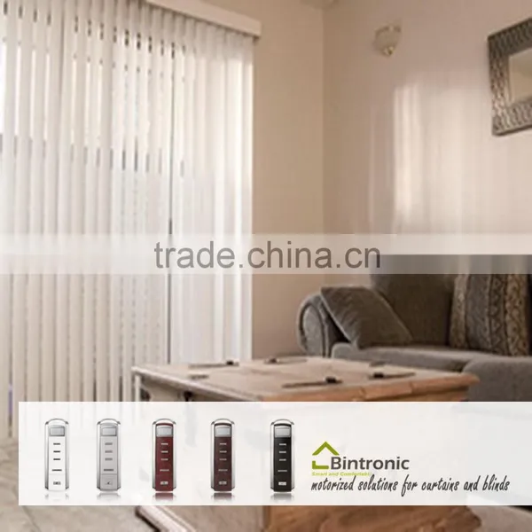 Bintronic Taiwan Motorized Curtain Machinery Motorized Vertical Blinds DC Electric Curtain Rail Motor photo-4