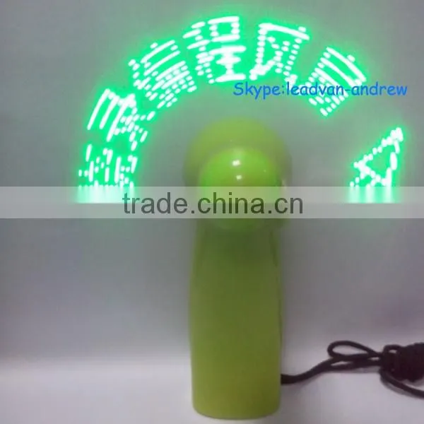 2015 Hot Sale Customize Mini LED Fan,Handheld Hanging LED Message Fan photo-5