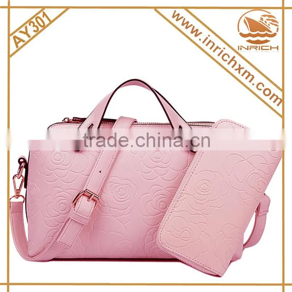 2 PCS! Cute Popular Shoulder Hand Tote Lady Woman Girls Bag Set photo-2