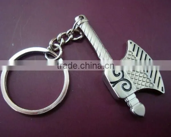 Axe shape charming key chain
