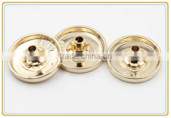 Wholesale Fahsion High Quality Custom Design Round Metal Snap Button With Logo as Garment Accessory (#S1001) photo-5