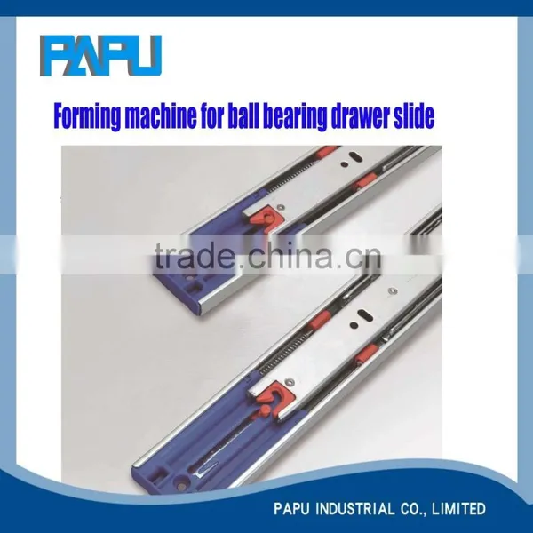 Heavy Duty Drawer Slide Manufactory, 51mm Ball Bearing Drawer Slide, Roller Forming Machine of Ball Bearing Slide