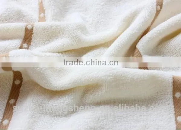 100% Cotton Terry Placement Print Luxury Bath Towel photo-4
