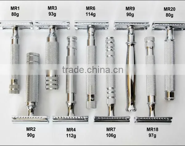 Safety Razors Knurled Handle Chrome Safety Razor Razors