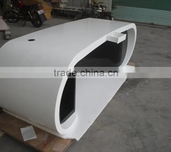 High End Modern Office Reception Desk Table photo-3