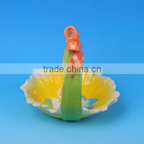 Easter Present Ceramic Egg Holder Baskets photo-2