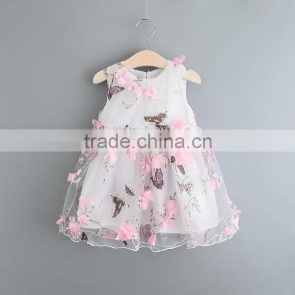 Latest Fashion Design Small Girls Dress Whlesale Children's Clothing Baby Girls Party Wear Dress
