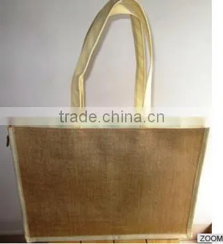 New 2016 Reusable Jute Non Woven Combination Shopping Bag