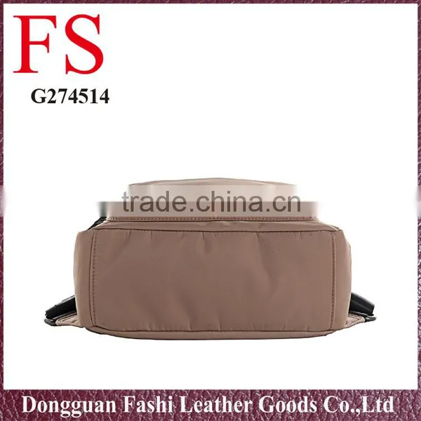 2016 New Design Vintage Style Best Nylon Brown Big Backpacks Bags Unisex photo-6