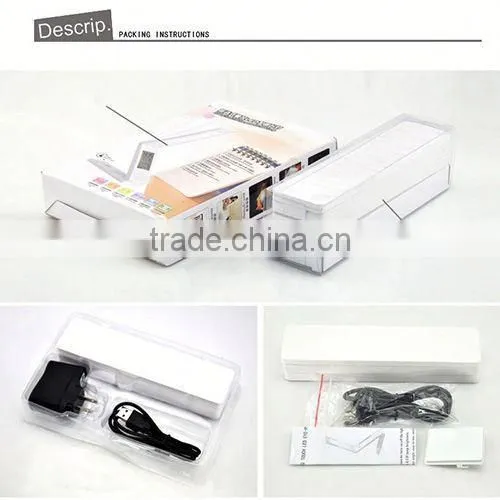 LED Battery Desk Lamp, Portable Luminaire Table Lamp, Table Lamp With Clock photo-6