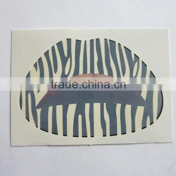 Hot Sale Zebra Temporary Lip Tattoo Sticker Non Toxic Sexy Lip Sticker for Girls Manufacturer Quality Choice photo-2