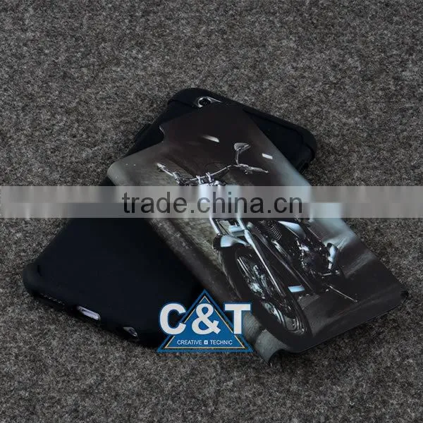 C&T 2in1 Hybrid High Impact Hard Motorcycle Pattern + Black Silicone Case Cover for Apple IPhone 6 photo-6