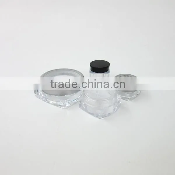 3g 5g 7G 10g Clear Cosmetic Empty Jar Pot Eyeshadow Makeup Face Cream Container photo-2