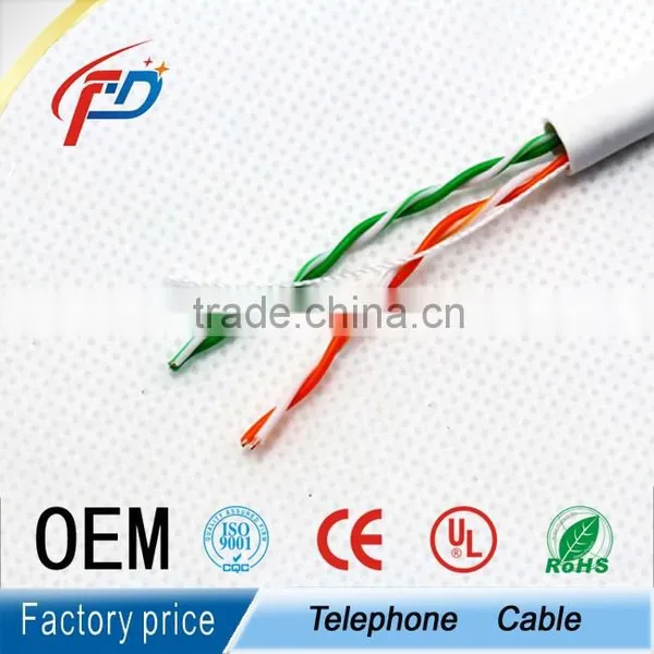 Cat3 2pairs UnShielded Twisted Telephone Cable photo-3