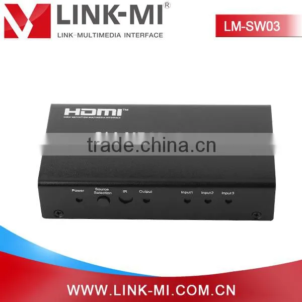 LINK-MI LM-SW03 15m Transmission Distance HDMI Switcher 3x1