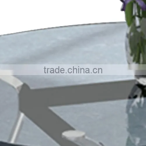 Modern Tempered Round Glass Conference Table Meeting Table photo-2