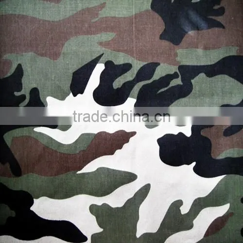 Red Camouflage Fabric