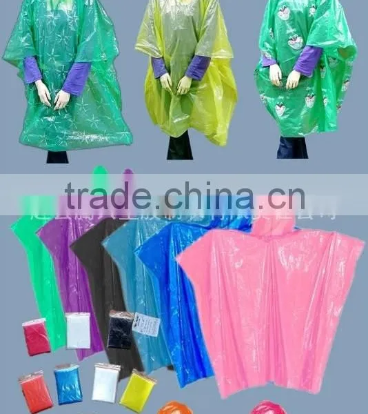 2015 Fashion Pocket Ball Rain Poncho photo-3