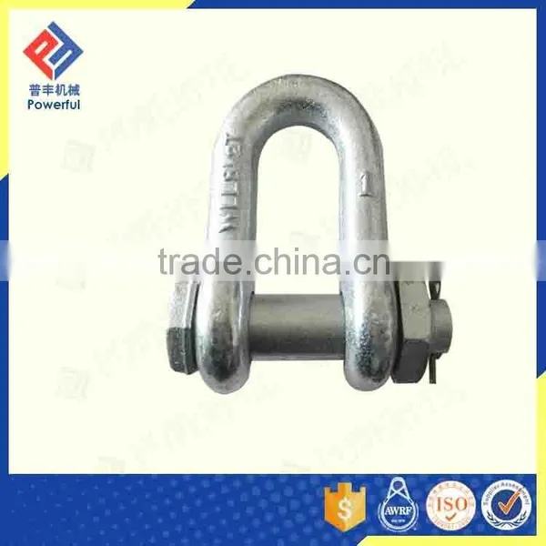 ELECTRIC GALVANIZED EUROPEAN TYPE LARGE DEE SHACKLE photo-6