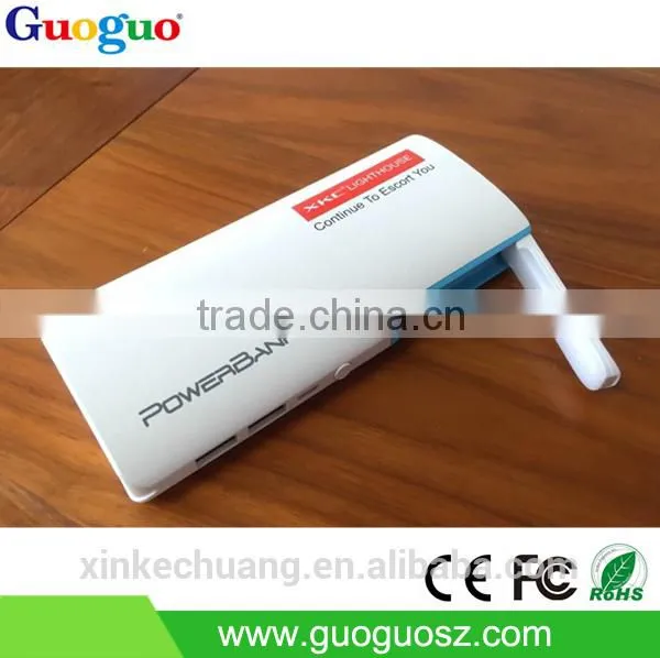 Private Model Mobile Charger Universal Portable Patent Lighthouse Power Bank 10000mAh for Blackberry Phone photo-4