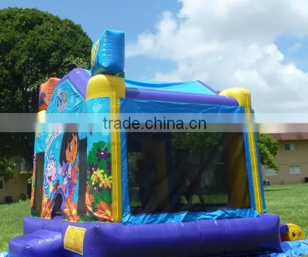 Dora Explorer Moonwalk, Dora Theme Inflatable Bounce House photo-4