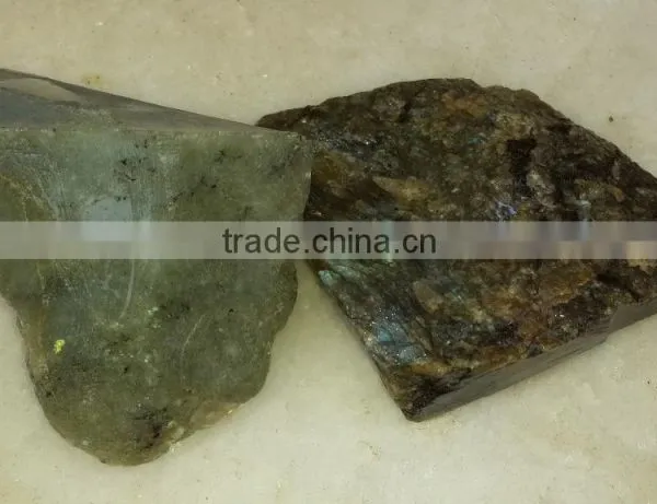 Natural Labradorite Gemstone Rough Multicolor Non-treated photo-2