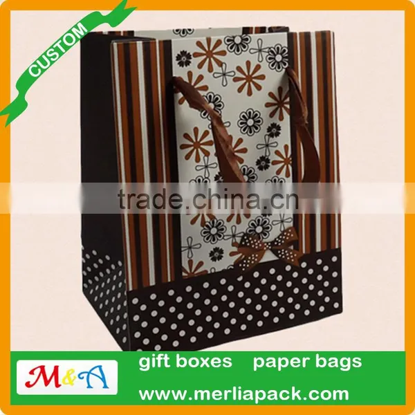 Starlit Luxury Paper Gift Bag Medium Polka Dot Portrait Revel Bags photo-3