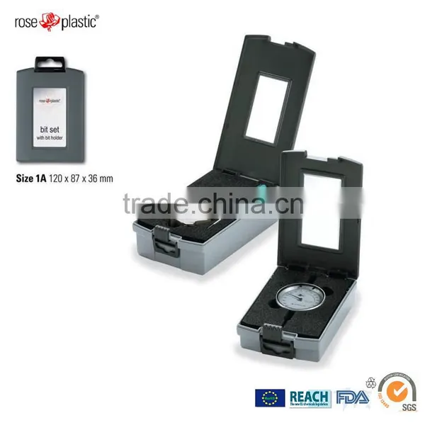 PP Transparent PVC Clear Visible or PE Colored Plastic Packaging Box for Stepped Drill Rose Box BR photo-4