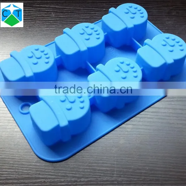 CTBED238 Christmas Gift Collection Snow Poll 100% Pure Professional Quality Food Grade Silicone Melt and Pour Soap Mold photo-2