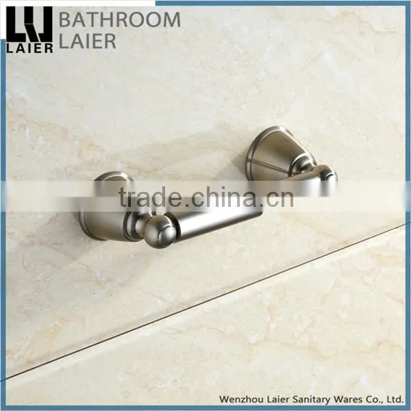 Contemporary China Supplier Zinc Alloy Brush Nicked Bathroom Sanitary Items Wall Mounted Toilet Paper Holder photo-2