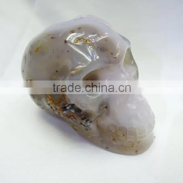 Excellent Handcraft Wholesale Natural Amethyst Crystal Skull With Geode All by Hand Carve Best Gift to Friends photo-3