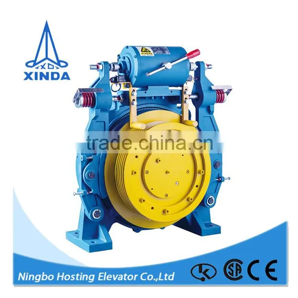 320,400,500,630,800kg elevator traction machine