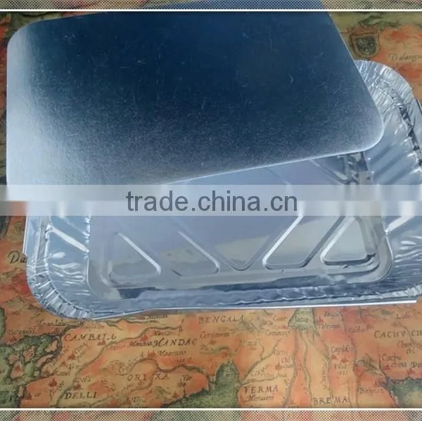 Food Grade Rectangle Baking Food Aluminum Foil Tray photo-3