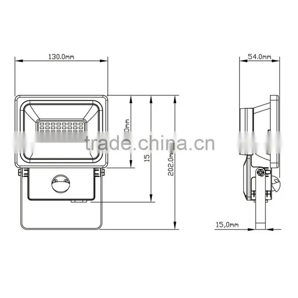 High Bright 10W Sensor LED Floodlight photo-6