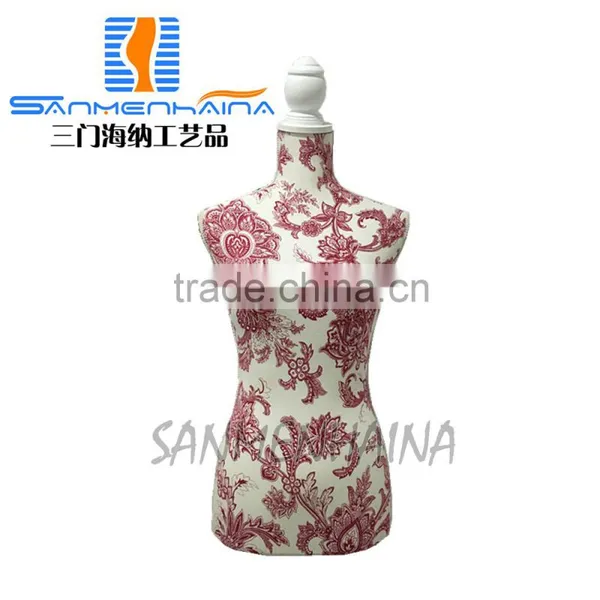 Red Flower Printing Elastic Fabric Female Mannequin photo-4