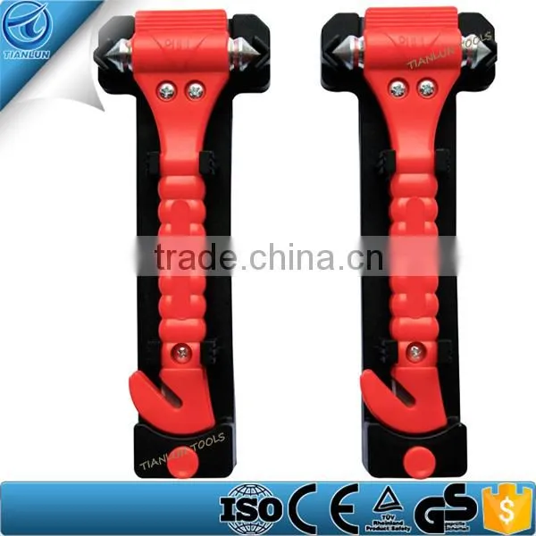 Car Emergency Safety Escape Hammer Tool Cutter Window Breaker,Durable Car Safety Hammer,Seat Belt Cutter Hammer Factory