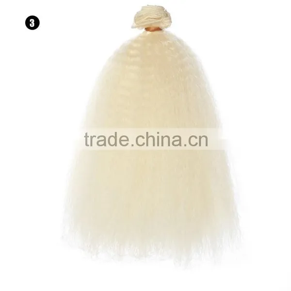 Ombre Colored Vintage Dam Troll Doll Hair Wig photo-5