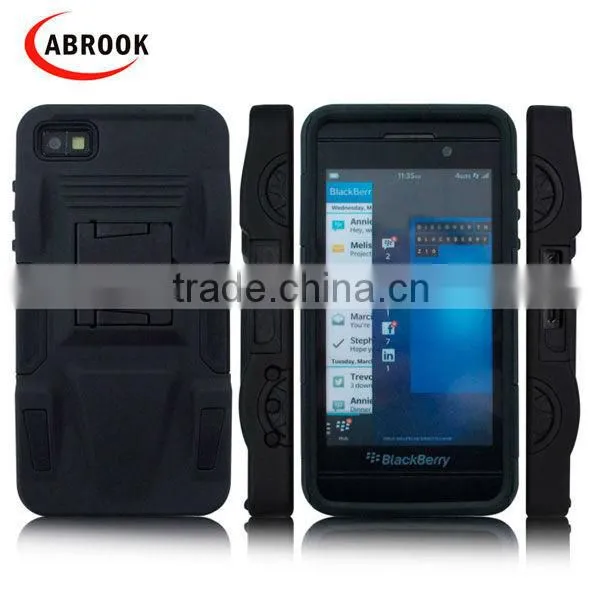 Combo Sport Car Shape Cell Phone Case for Blackberry Z10 With Stand