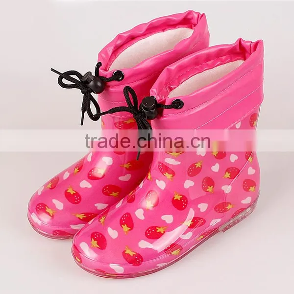 High Quality Mixed Color Child Rain Boot Kids Rain Boots photo-3