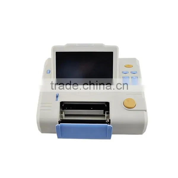 Carejoy PC Platform 7 Inch Touch Screen Fetal Monitor Fetal Heart Rate Machine TOCO FHR With Printer photo-2