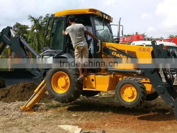 Chinese Backhoe Loader Changlin 630 ROPS Cabin Security Environment photo-2
