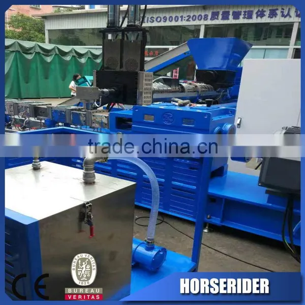 Waste Plastic LDPE HDPE Woven Bags Three Stage Hot Cut Pellletizing Recycling Line photo-3