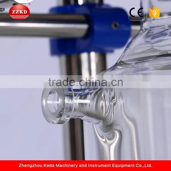 20L Lab Process Double-layer Glass Reactor photo-2