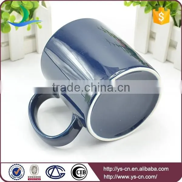Blue14OZ Ceramic Drinking Cups for Elderly photo-3