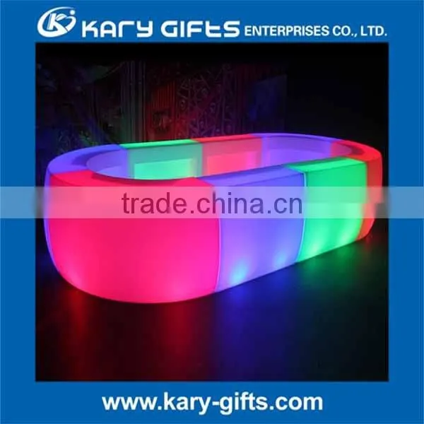 DMX Wireless Illuminated Bar Table Rechargeable Long Bar Table photo-2