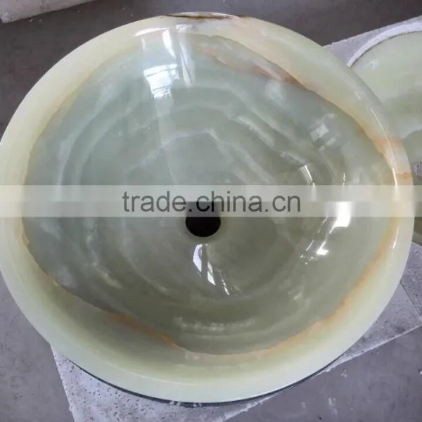 Unique Marble Basin ,onyx Basin,bathroom Sink photo-3
